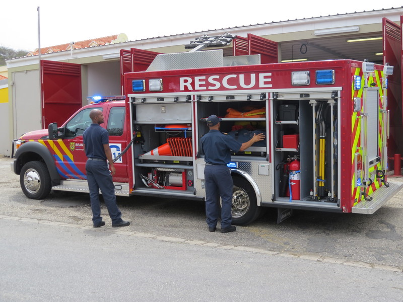 Foto brandweer mannen